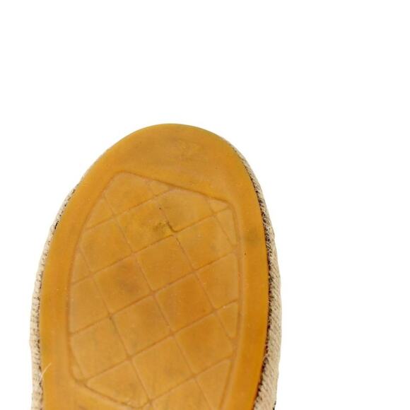 Chanel Espadrille 38 Tweed Leather Cap Toe CC Flats CC-S0207P-C009 - Picture 11 of 11